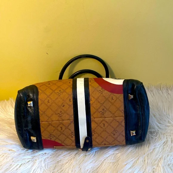 L.A.M.B. Gwen Stefani Bullseye Satchel Y2K Vintage - Picture 8 of 11